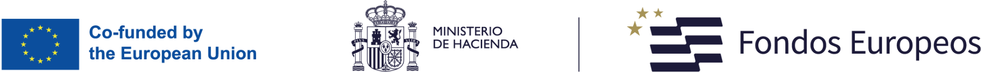 Co-funded by the European Union · Ministerio de Hacienda · Fondos Europeos